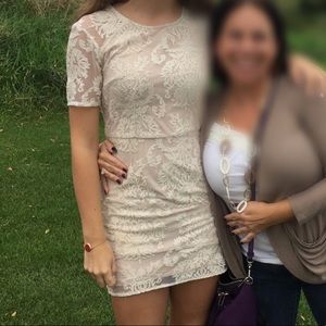 Lace homecoming dress